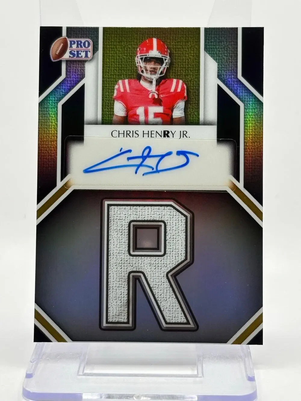 2025 Leaf Pro Set Metal Chris Henry Jr Surname 